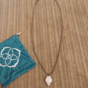 Kendra Scott White Mother of Pearl Corley Necklace